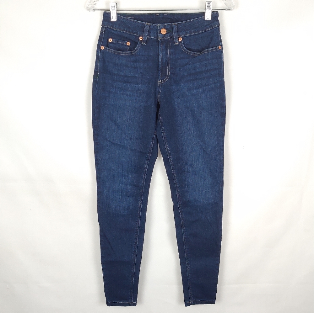 L.L. Bean Skinny Jeans Womens 2 Casual Denim Cotton Going Out Soft Girl Boho